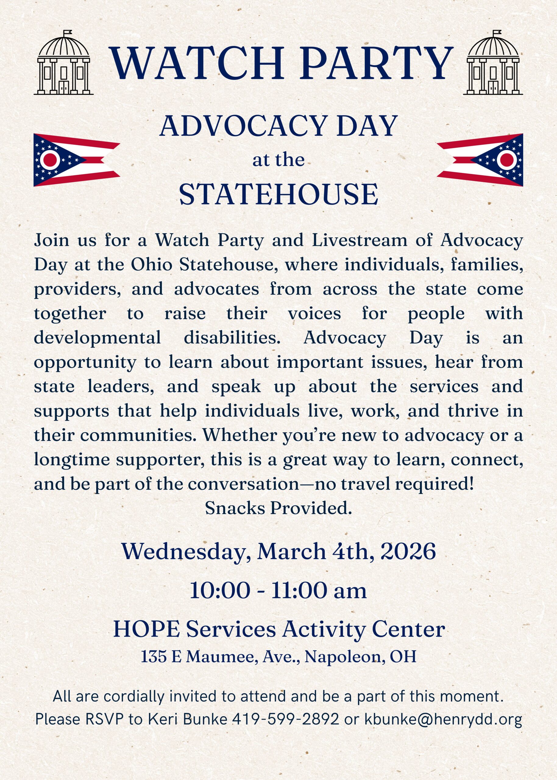 Watch party flyer invitation