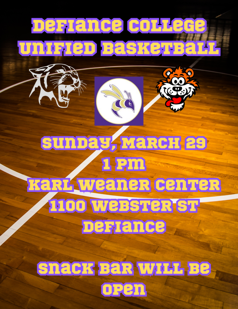 Unified Basketball Informational Flyer