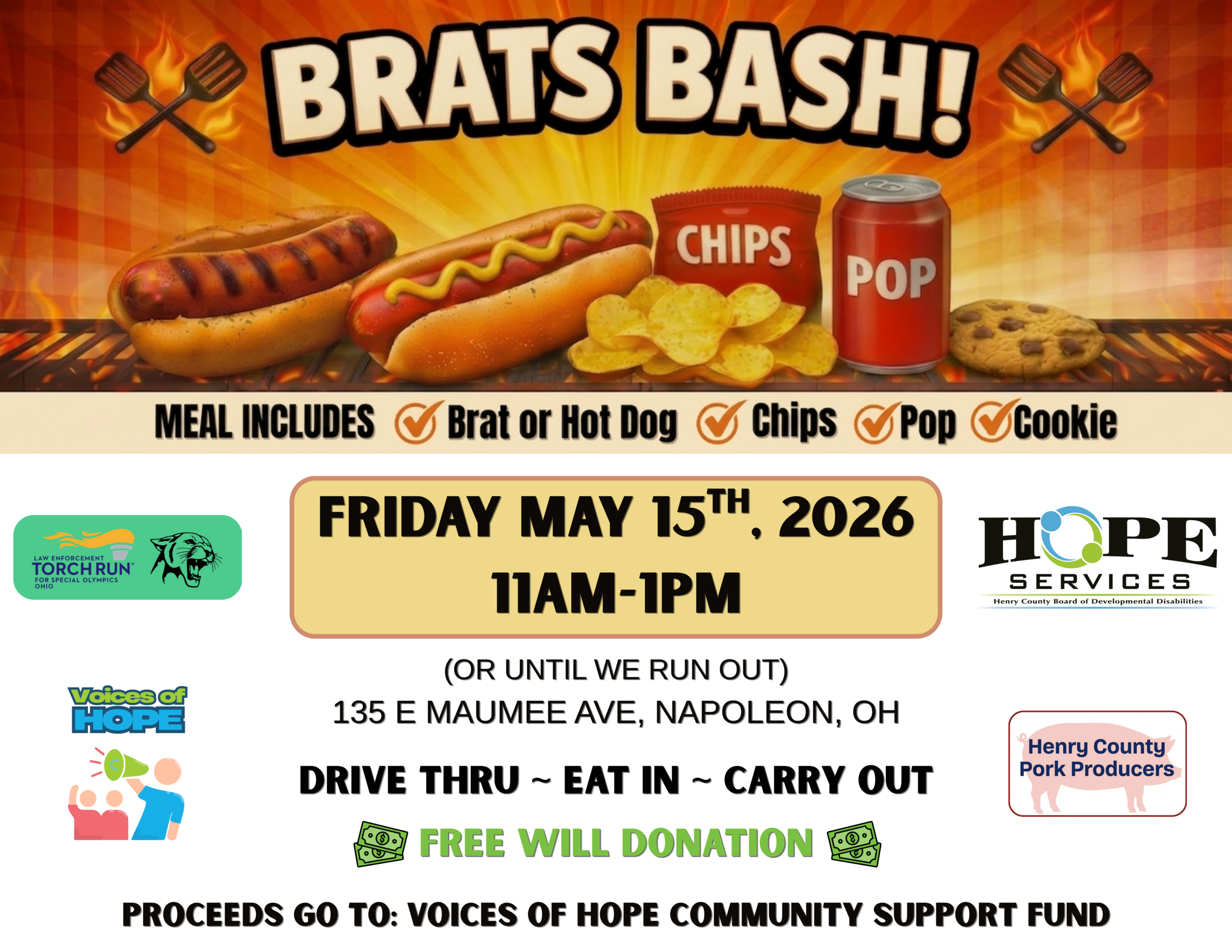 Brats Bash Informational Flyer