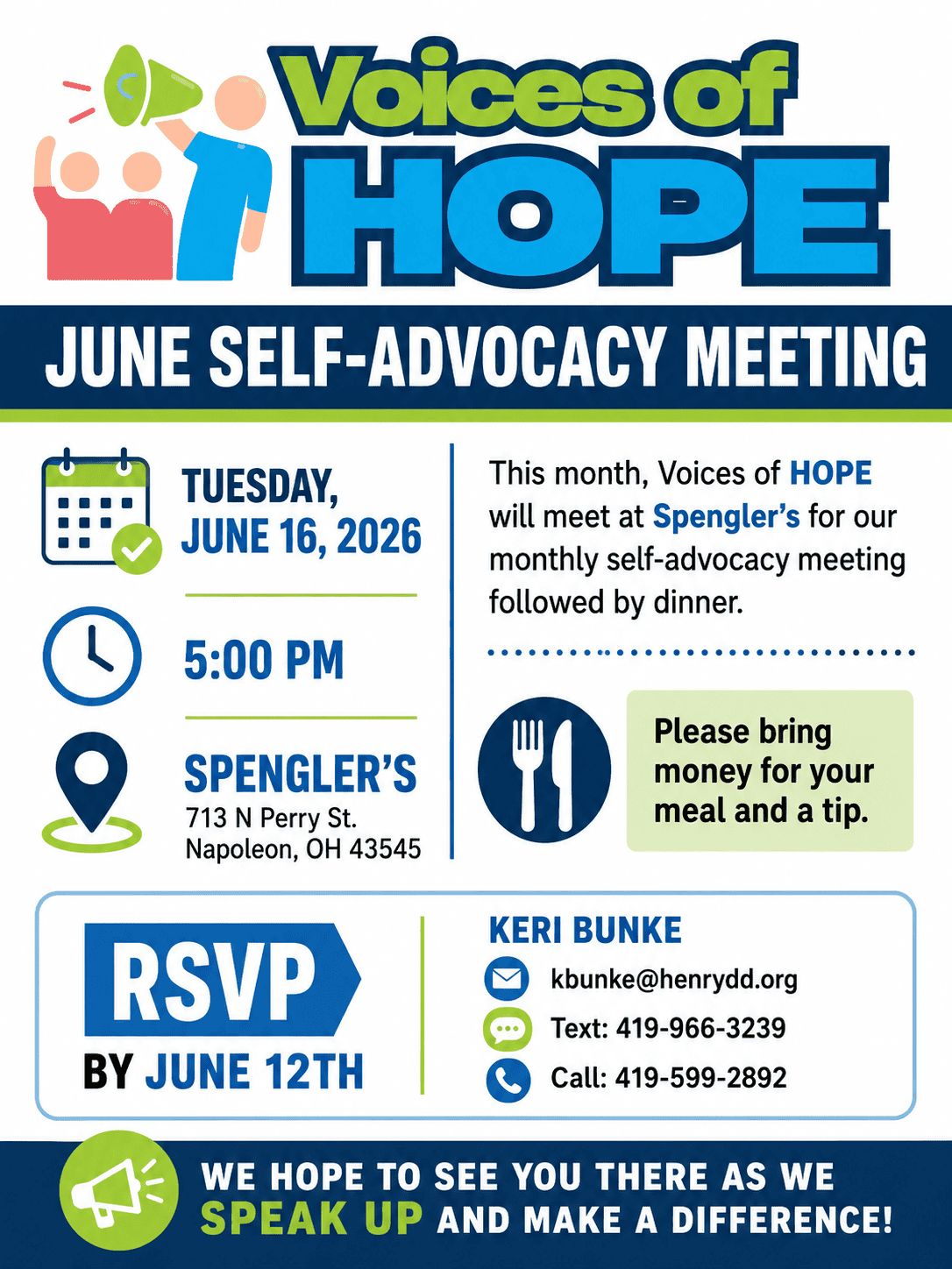 Voices of HOPE invitation image
