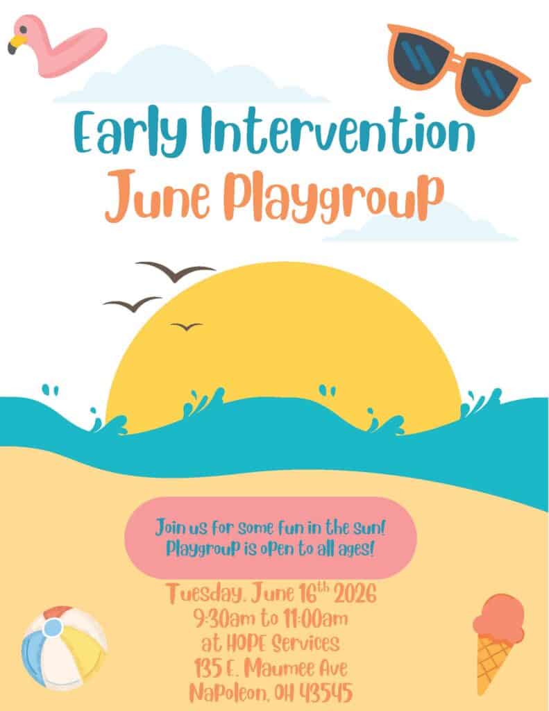 Early Intervention Playgroup Info Flyer Image
